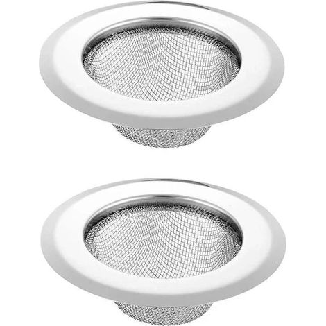 Filtre Pour Évier - Inox 304 - Compatible Avec Éviers Standard - 2 Pièces (1/5)