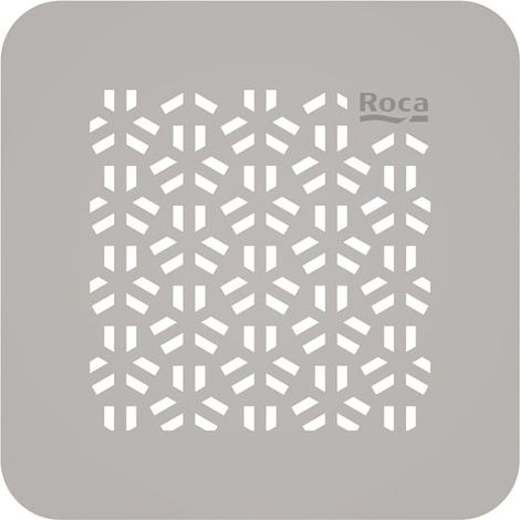 Roca – Grille de vidage en acier inoxydable pour receveur de douche Terran-N – Résistance à la glissance – Installation facile – Couleur perle