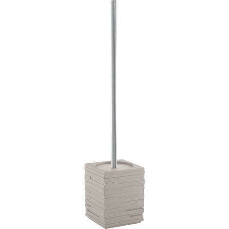 SCOPINO WC D' APPOGGIO QUADROTTO TORTORA CHIARO