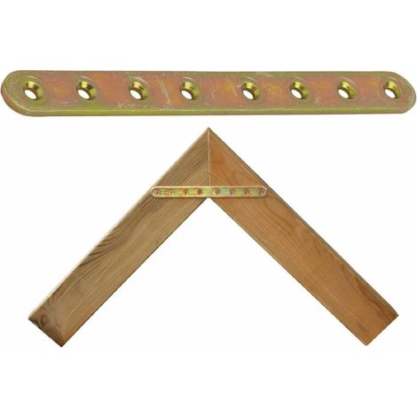25 x PIASTRA 767 DIRITTA ACCIAIO TROPIC 20X4,0X100 MM