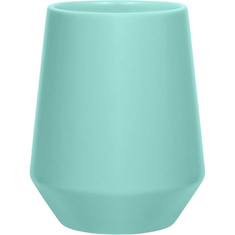 Gobelet en Céramique 300 ML, pour Votre Salle de Bain, Design Moderne, pour Un Usage Quotidien, 9x9x11,5 cm (1/4)