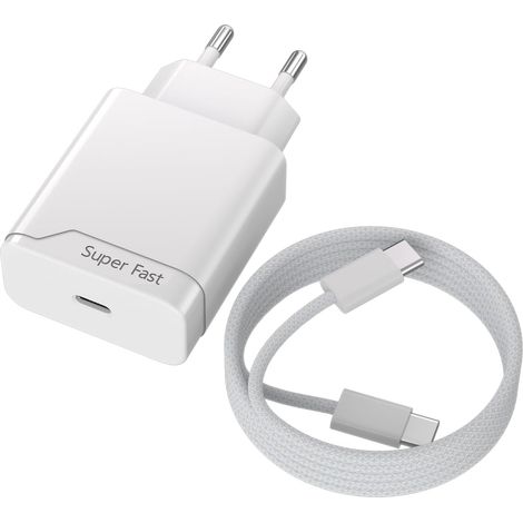 Chargeur Rapide 25W Compatible avec Samsung Galaxy A S USB-C (1/5)