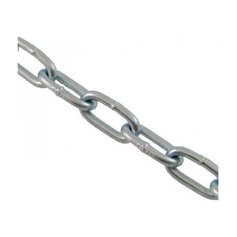 Chaine zinguée maille courte - Diamètre : 3mm au mètre