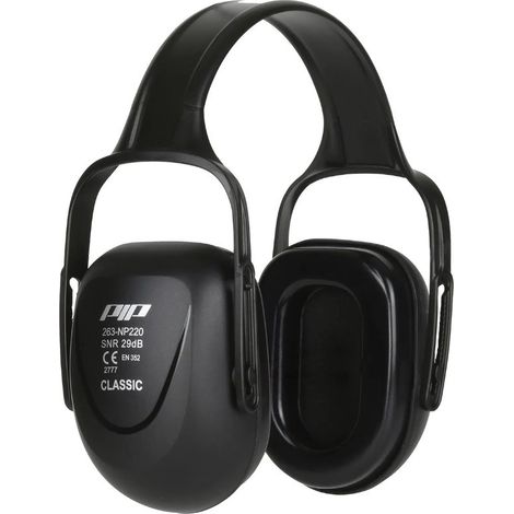 Cuffie da Lavoro Antirumore Professionali SNR 29 Db Nero Unica