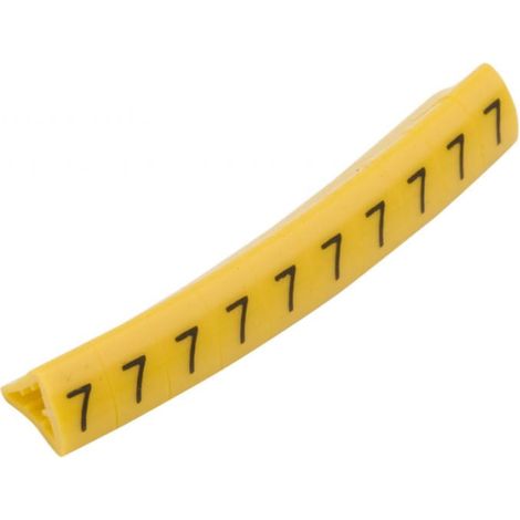 Marcador de cables OZ-2/7 amarillo E04ZP-01020400800 /100 unidades/