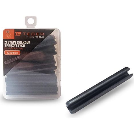 Perno elastico 12x60 Teger 10 pezzi (1/3)