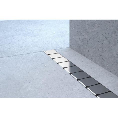 Ravak 10° - Caniveau de douche 850 mm, installation au sol, inox X01576 (1/3)