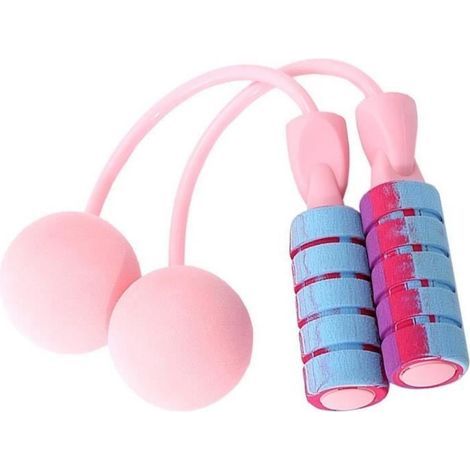Tangle-free jump rope - Weighted model - Pink - Regular use - Fitness (1/4)