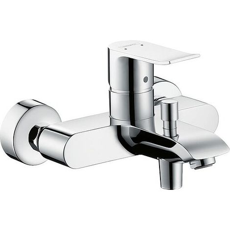 Aufputz-Wannenmischer Hansgrohe Metris, Ausladung 181 mm, chrom - 31480000 (1/4)