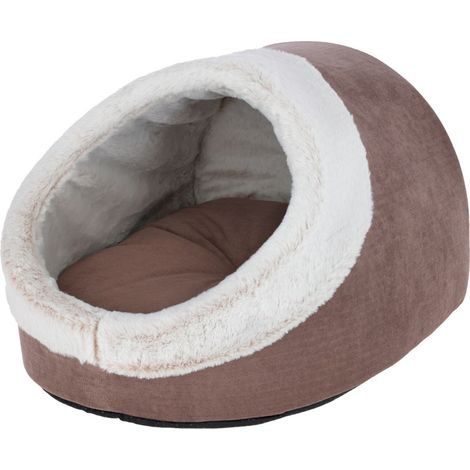 KERBL - Igloo for cats - JANA - 43 x 54 x 35 cm - Brown (1/4)