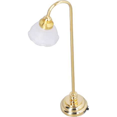 Lampadaire miniature pour maison de poupée, échelle 1/12. Meubles miniatures pour accessoires de maison de poupée. (1/5)