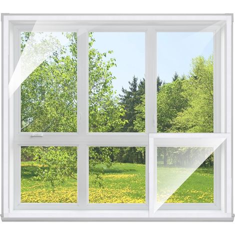 Kit D'Isolation Pour Fenêtre 63" x 47" Chaud En Hiver Blanc (1/5)