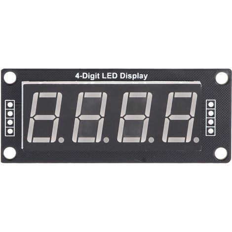 Module d'affichage numérique à segments LED 4 bits 7 segments, module d'horloge PCB 0,56 pouce MRA172A rouge (4 pièces)
