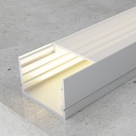 Profilé aluminium Rando - 2 mètres Aluminium - Ledme - LM3757