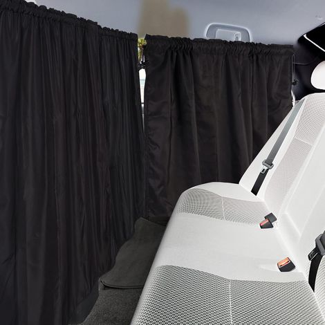 Sichtschutzvorhänge fürs Auto, Sonnenschutz für die Windschutzscheibe, 140 x 80 cm, Sichtschutzwand fürs Auto mit 2 Seitenvorhängen, abnehmbare Auto- und Babyvorhänge.