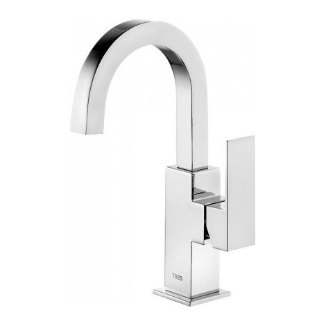 Mitigeur lavabo bec 22x22 mm Chromé CUADRO-TRES - TRES 106605