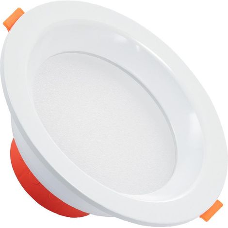 LED Downlight Einbaustrahler 6W Rund LUX CRI90 Ausschnitt Ø 90 mm IP44 No Flicker 2700K Warmweiß