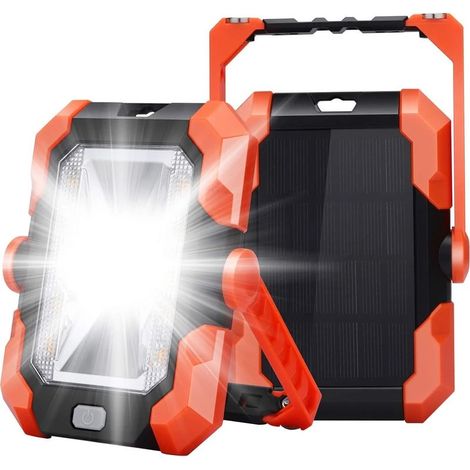 Lanterne LED rechargeable magnétique solaire 1 W IP64 4 modes USB (1/5)