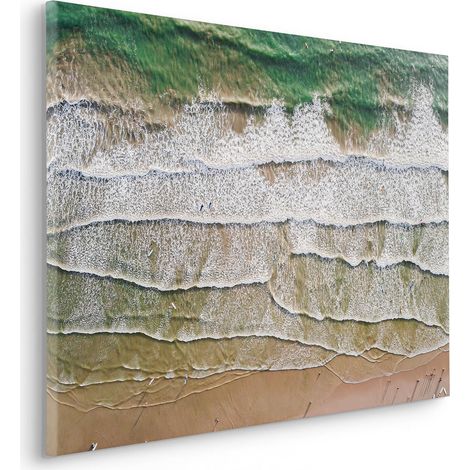 Komar Canvasbild Day at the Beach - 90 x 60 cm - Bild auf Keilrahmen - Maritim (1/2)