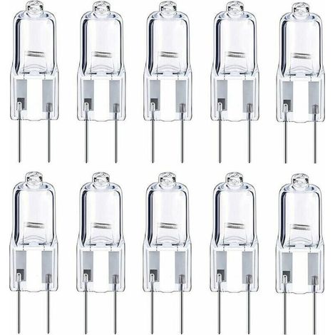 G4-Halogenlampen, 12 V, 10 W, warmweiß, 10er-Packung