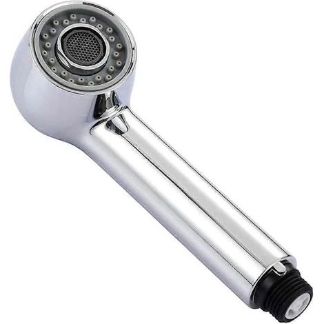 2-jet kitchen shower head, replacement part for kitchen faucet, chrome finish. - AquaForge (1/5)