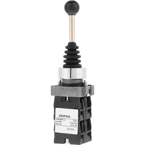 Controller stick, Interruttore stick, Switch momentaneo 16mm 2 poli, Interruttore a leva, Controller stick XD2PA24, XD2PA22, Interruttore di controllo stick, 1 pezzo, Interruttori di ritorno dello sti (1/5)