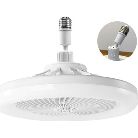 Ventilateur Plafond Avec Lumiere,ventilateur De Plafond Avec Télécommande,ventilateur Silencieux Plafond,E27 plafonnier LED,3vitesses (1/5)