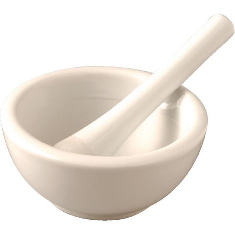 Pilon et mortier en porcelaine - Vogue 115 mm (1/4)