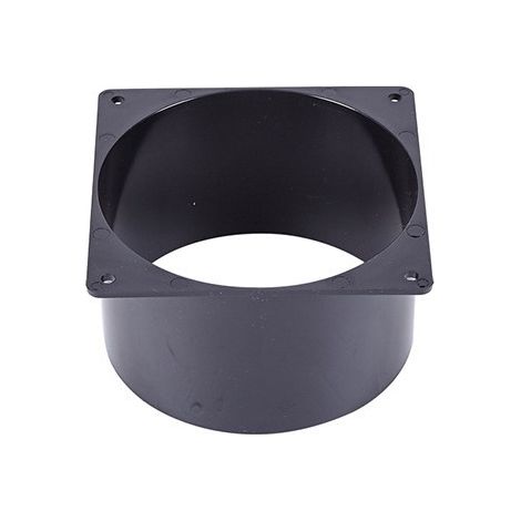 Sollbry Brida de conexión de conducto, conector de pared ABS de 75-120 mm, conector de manguera de aire de pared para tubería de ventilación (100 mm) (1/5)