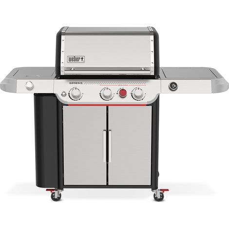 Weber – Barbecue à gaz Genesis SP-335 – 3 brûleurs – Puissance 11,4 kW – Surface de cuisson 68 x 48 cm – Thermomètre digital inclus - SP-335W (1/5)