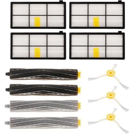 12PCS Accessoire iRobot Kit de Remplacement Accessoires pour iRobot Roomba 800-900 Series, 880-860-870-871-980-990 Robots (1/4)