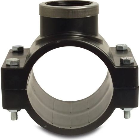 Abrazadera Profec con tornillos PP 63 mm x 1" abrazadera x GW 16 barra negra