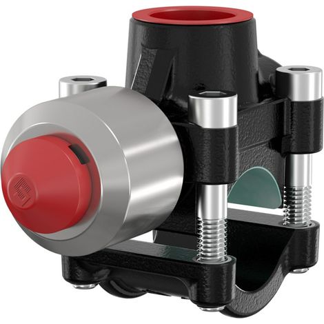 Flamco T-Plus Anschießkupplung 3 für Stahl-Gewinderohr Rp 1 1/4 (1/2)
