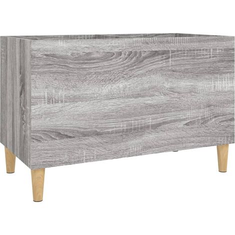 Armoire à disques sonoma gris 74,5x38x48 cm bois d'ingénierie (1/5)