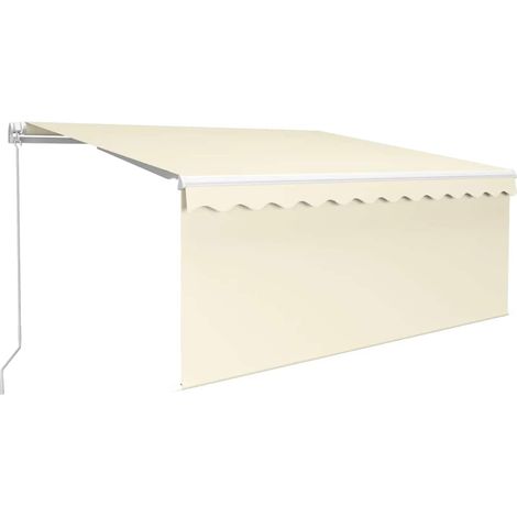 Maison Exclusive - Markise Manuell Einziehbar mit Rollo 3x2,5 m C