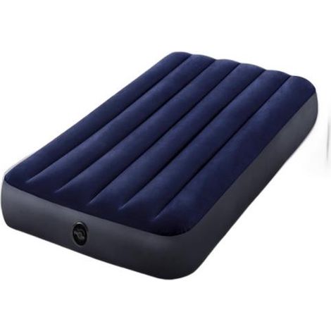 Materassino Mare Campeggio Floccato Fiber Tech 76 x 191 x 25 cm Intex