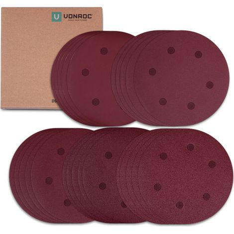 Schleifpapierset 25-teilig - Universal - Für Wand- / Deckenschleifer - 225 mm - mit Klettverschluss (1/5)