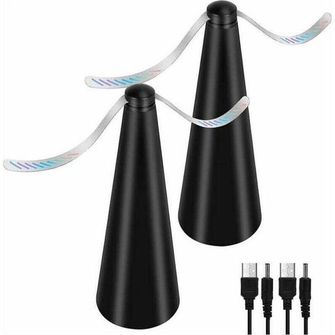 Lot de 2 Ventilateurs Anti-Mouche YOYO - Répulsifs Anti-moustiques sans Utiliser de Produits Chimiques - Pour éloigner les mouches et les insectes de la nourriture - Pour Camping Salle à Manger Jardin (1/4)