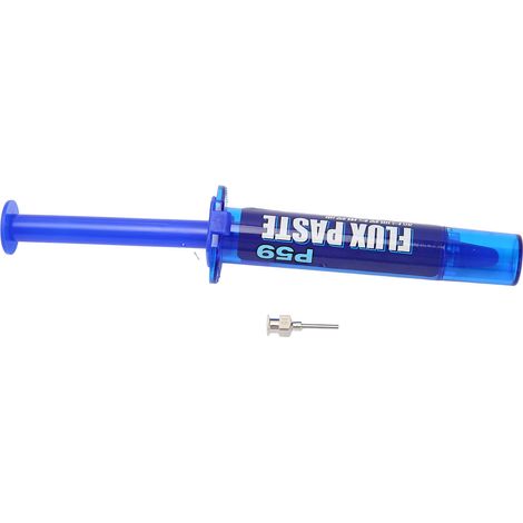 Pâte à souder pour puces P59 10 cc, flux de soudure propre et sans traceur, type seringue, pour cartes mères BGA et SMD (1/5)