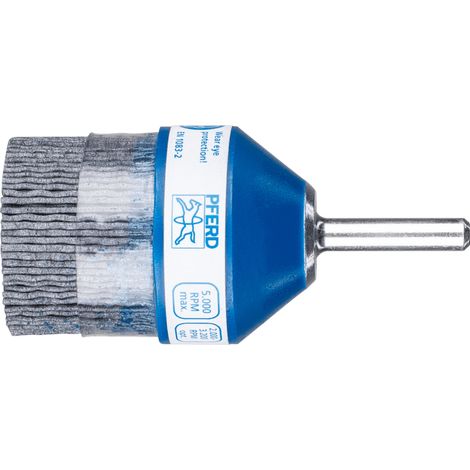 PFERD TOOLS COMPOSITE Pinselbürste PBUPR Ø 38 mm Schaft-Ø 6 mm SiC-Filament-Ø 1,00mm Korn 120 stationär