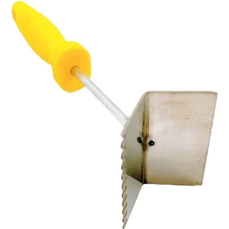 Outil Nettoyage Ruche Ergonomique pour robuste Outil Nettoyage  Double face et courbe, nettoyage pour efficace, pour idéal grattage propolis, entretien ruche (1/5)