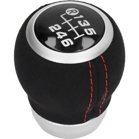 Pommeau de levier de vitesse manuel à 6 vitesses pour Subaru, pièces de carrosserie automobiles de rechange pour Subaru, noir (1/5)