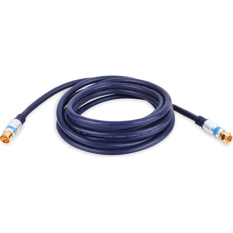 Cable de antena con conector F - TV SAT premium vitalco Cable de antena con conector F - TV SAT premium vitalco 1,5 m (AK60-1/L1) (1/5)