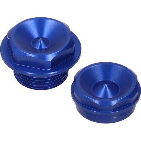 Moyeux de vélo Écrous M20x1.5 Lot de 2, Gauche Droite, Accessoires Avant pour TE/TX/TC/FE/FX/FE 125-501 2016-2021, Bleu (1/5)