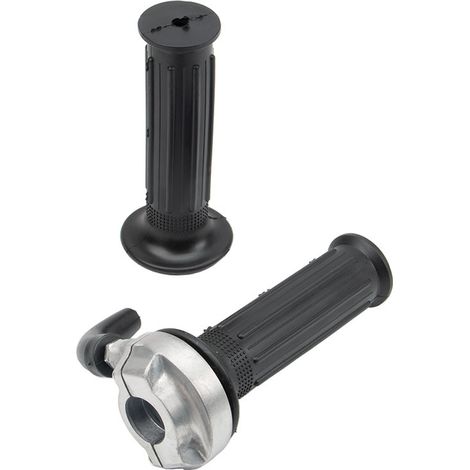Pièces de modification pour motos : poignée d'accélérateur universelle en aluminium avec capuchons et poignées, grande poignée tournante, Asie du Sud-Est (1/4)