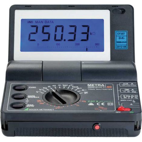 Outil de mesure électronique gossen-metrawatt metraport 40s USB rétroéclairé