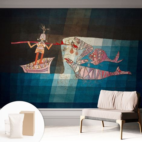 Tapete Vliestapete mit Kleber - modernes Design - Wohnungsdeko - geruchslos - langlebig Fischer und Jäger 312x219 cm (1/5)
