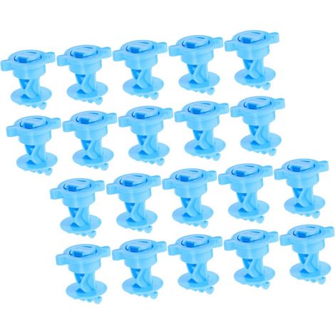 20 pièces Isolateurs pour Fils de Clôture Électrique Résistance et Isolation pour Kit Clôture Électronique Supports Durables et Résistants Aux Intempéries Accessoires (1/5)