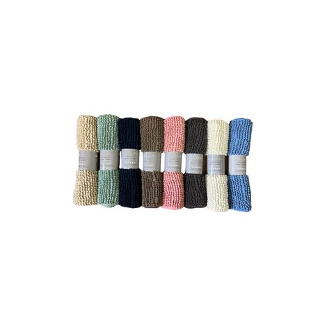TAPPETO BAGNO FRILL 40X60CM ASSORTITO 24 PZ