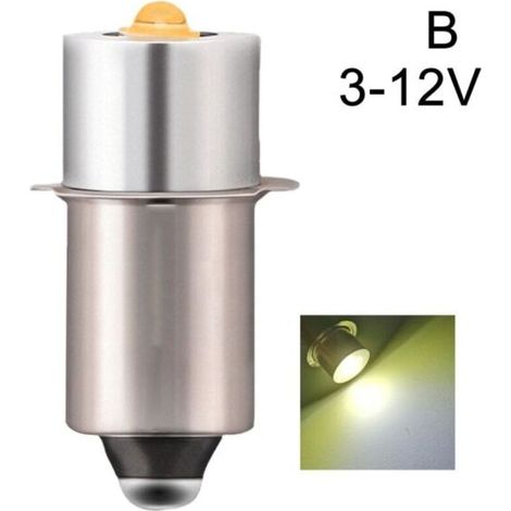 Ampoules LED P13.5S pour lampes torches Maglite - Blanches [JSR] - (1/5)